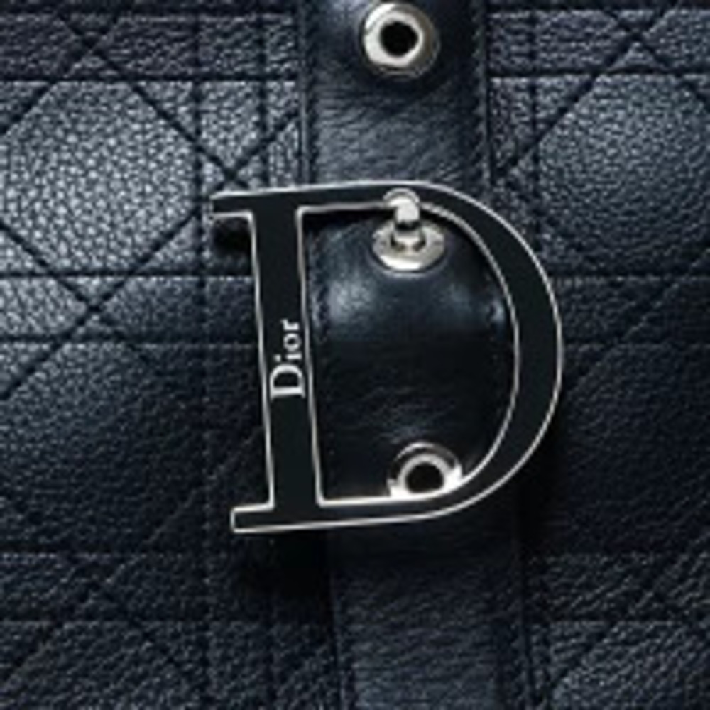 Christian Dior Cannage Tote Bag Black - Picture 9 of 13